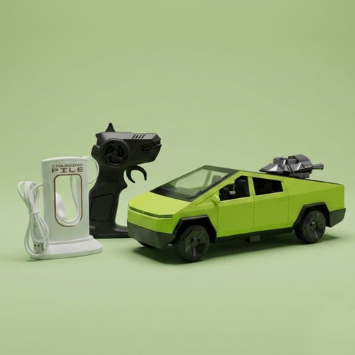 Bluetooth RC CyberTruck with Water Spray Turret & LED Lights
