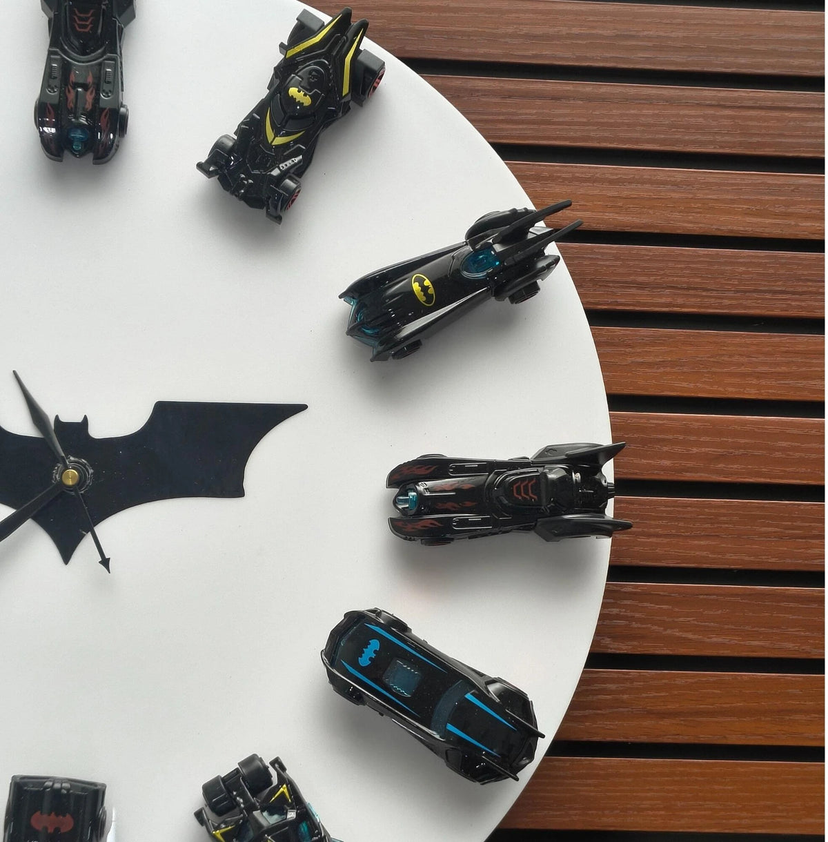 Batman Edition Analog Wall Clock, White, 12 × 41.5 cm