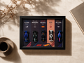 F1 + Hotwheels Team Grid 3D Shadow Box Frame | Hot Wheels F1 Collector's Edition Wall Art