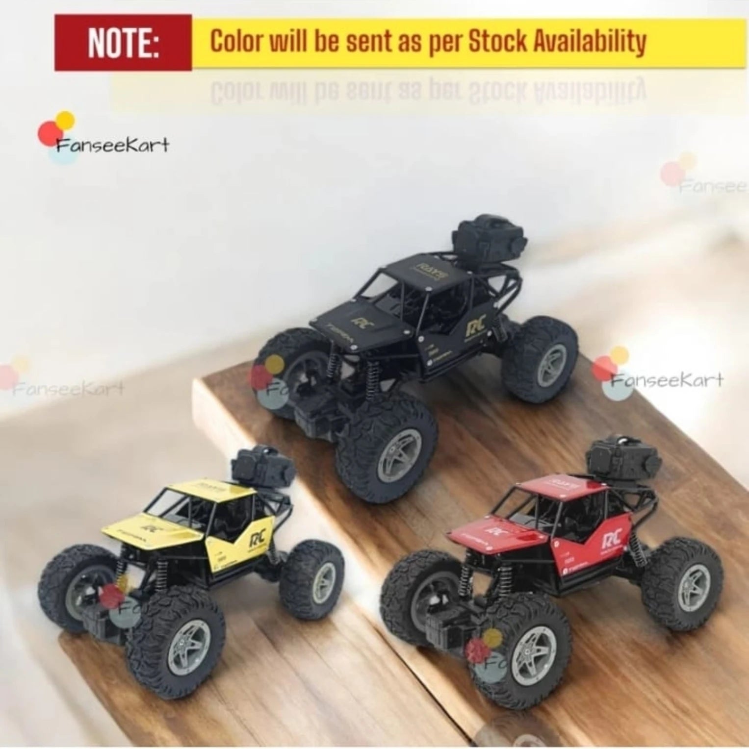 RC Monster Truck  | Off-Road Remote Control | (Multicolour)