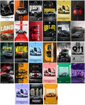 TGL Pack of 27 Car Aesthetic Wall Collage Kit Posters | Posters for Wall Decoration | Wall Art For Bedroom, Office, Living room, Dorm room Photographic Paper -Gifting ideas- Photographic Paper (6 inch X 4 inch, set of 27 cars prints)